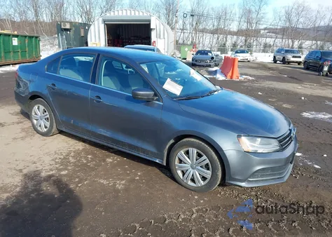2017 Volkswagen Jetta 1.4T S из США, поврежденный, VIN 3VW2B7AJ4HM279199